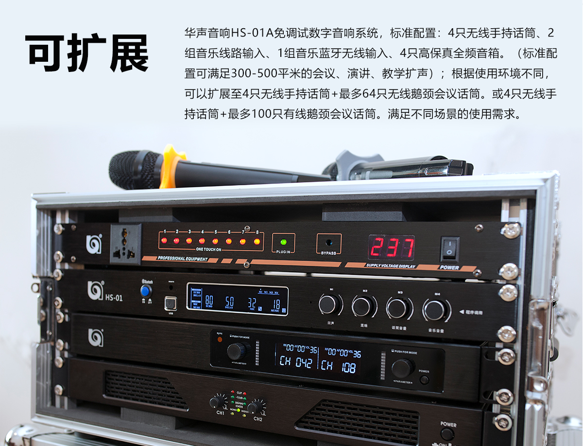 HS-01A 免（miǎn）調試數字音響係統(圖12)